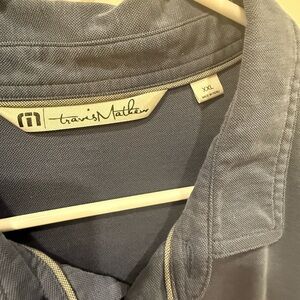 Travis Mathew polo. XXL. Good condition. Blue.